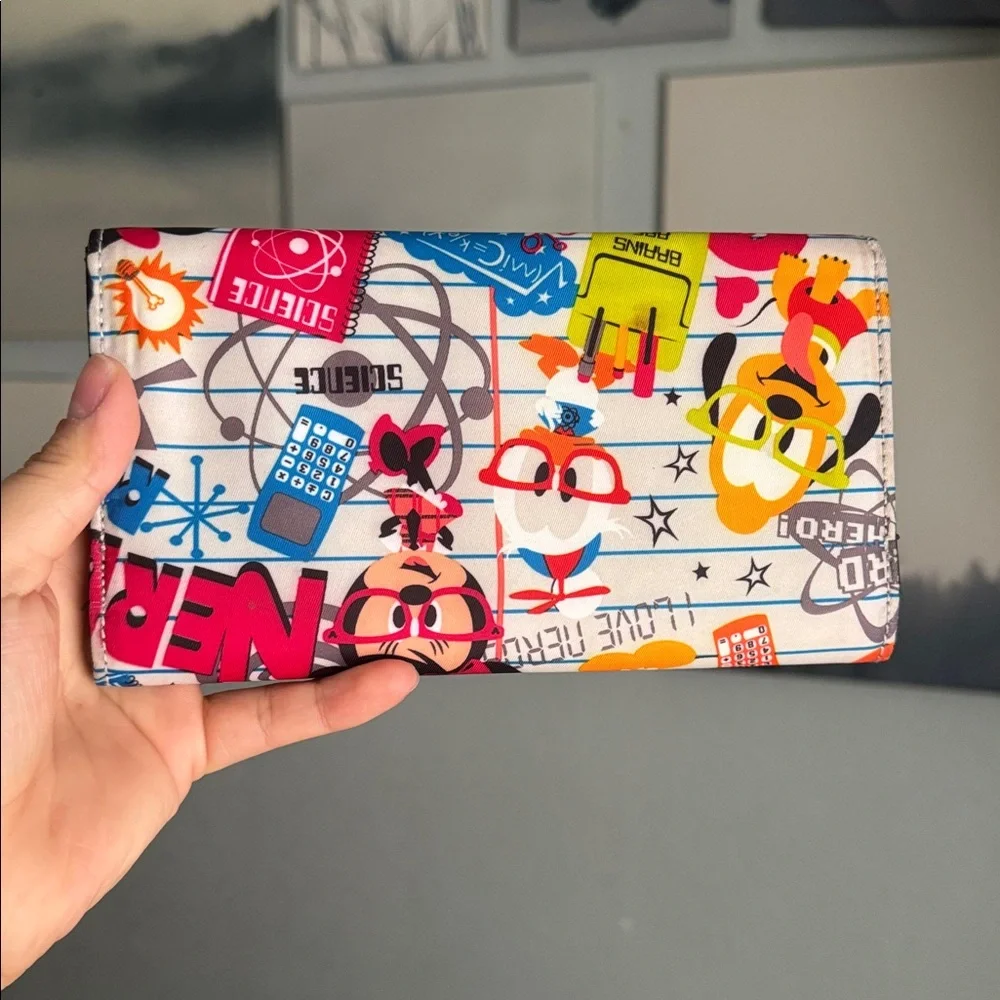 DISNEY PARKS MICKEY Brains are beautiful wallet